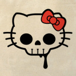 Hello skull kitty