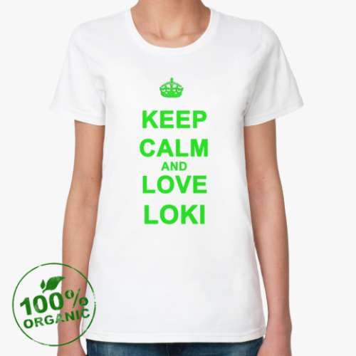 Женская футболка из органик-хлопка Love Loki