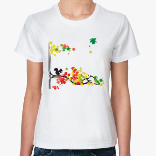 Классическая футболка  BubbleForest /Белка
