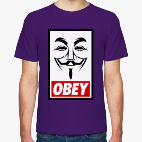 Футболка Obey anonymous
