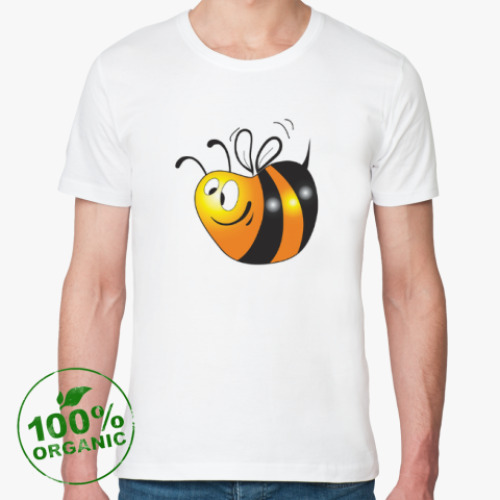 Футболка из органик-хлопка Толстая пчелка