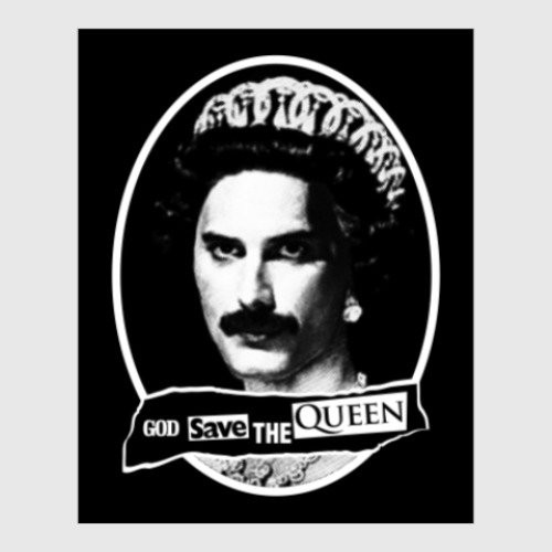 Постер God save the Queen