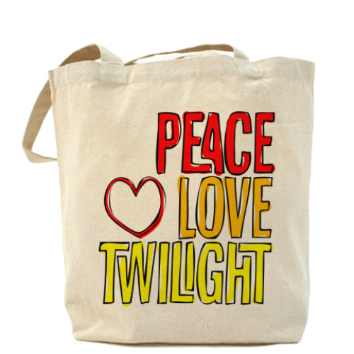Сумка шоппер  Peace Love Twilight