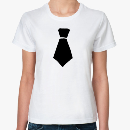 Классическая футболка галстук