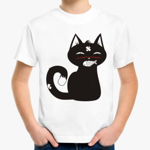 Детская футболка Милый котенок