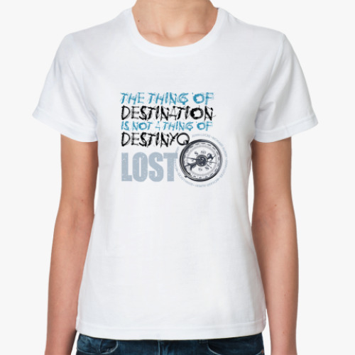 Классическая футболка LOST 'Locke's compass'