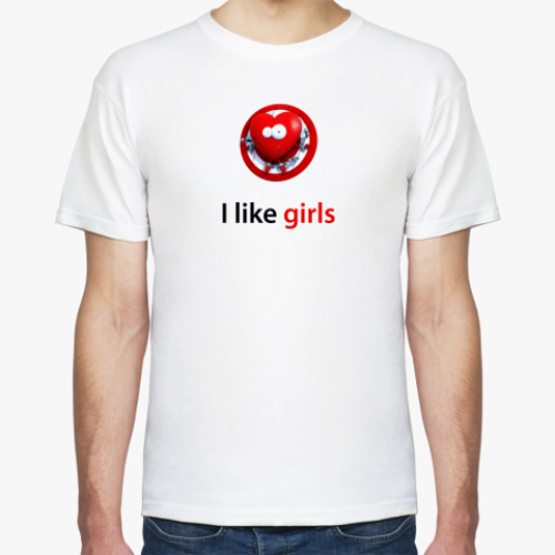 Футболка I like girls
