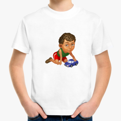 Детская футболка 'машина'