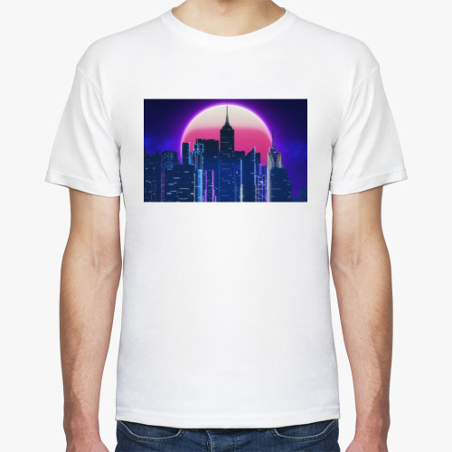 Футболка Neon city