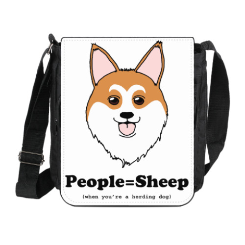 Сумка на плечо (мини-планшет) People=Sheep