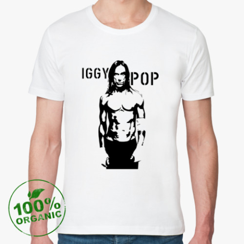Футболка из органик-хлопка Iggy Pop