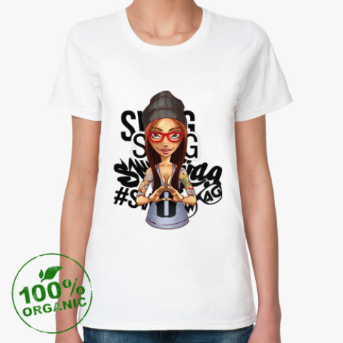 Женская футболка из органик-хлопка SWAG! серия Дрянные Девчонки