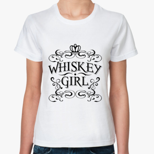 Классическая футболка WHISKEY GIRL