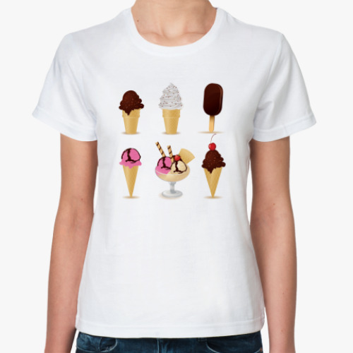 Классическая футболка Ice Cream