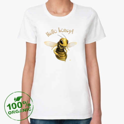 Женская футболка из органик-хлопка Bee
