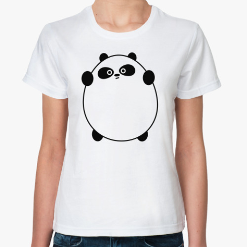 Классическая футболка Ярость сонной панды