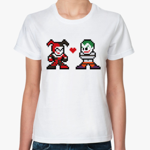 Классическая футболка Джокер и Харли Квинн
