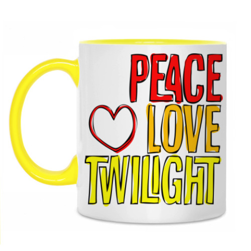 Кружка Peace Love Twilight