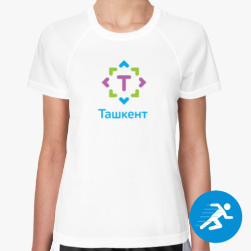 Женская спортивная футболка Ташкент