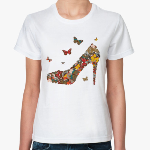Классическая футболка  butterfly