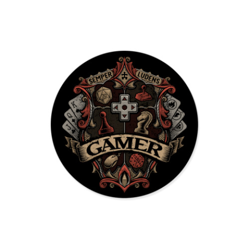 Виниловые наклейки Герб Геймера Gamer