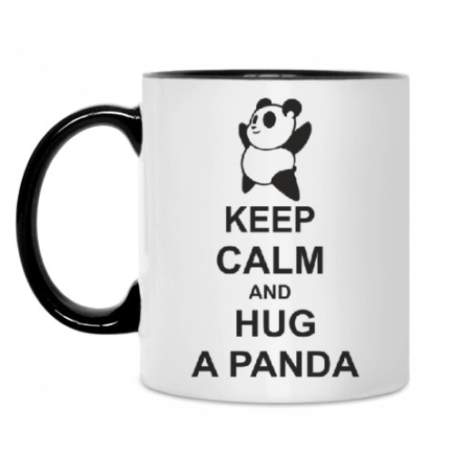 Кружка Keep calm and hug a panda