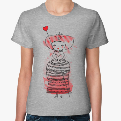 Женская футболка Queen of Hearts, Alice's Adventures in Wonderland