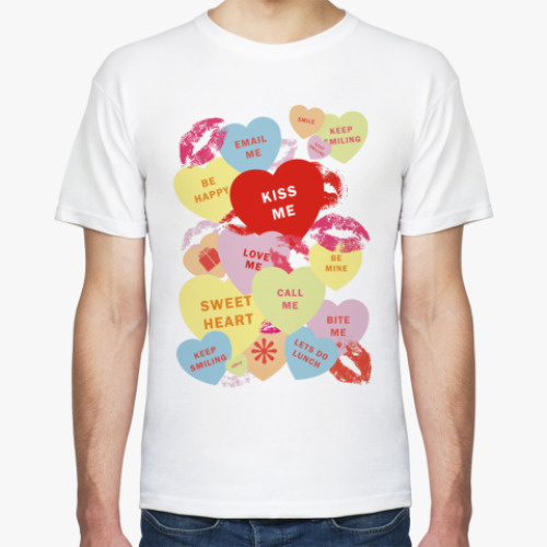 Футболка kiss me