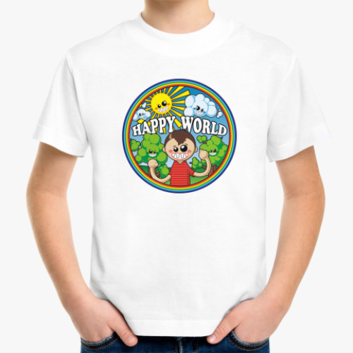 Детская футболка Happy World