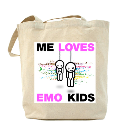 Сумка шоппер  ME LOVES EMO KIDS