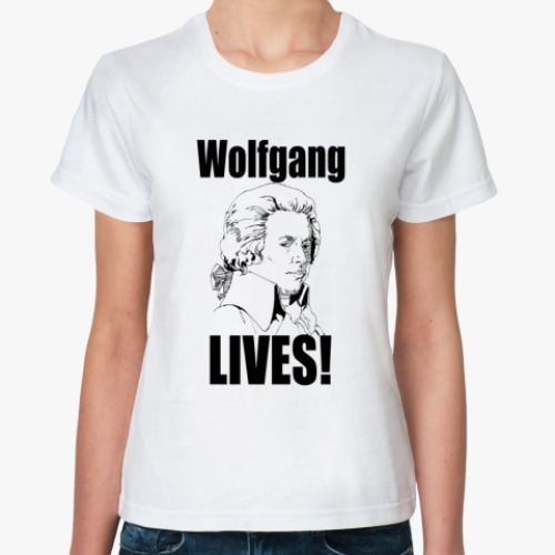 Классическая футболка Wolfgang LIVES!