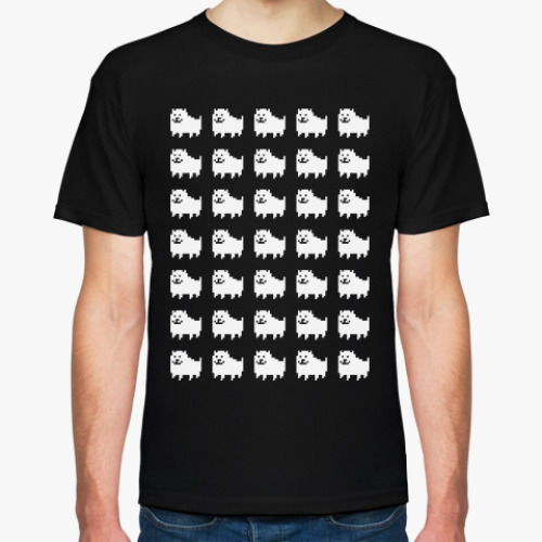 Футболка Undertale Annoying Dog Pattern