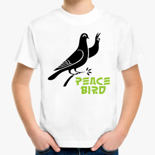Детская футболка Peace Bird