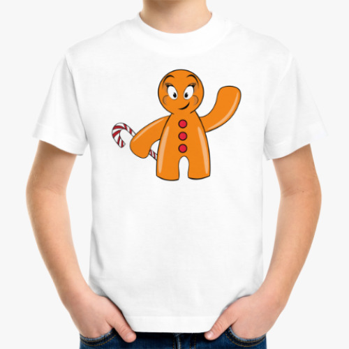 Детская футболка Пряничный человечек