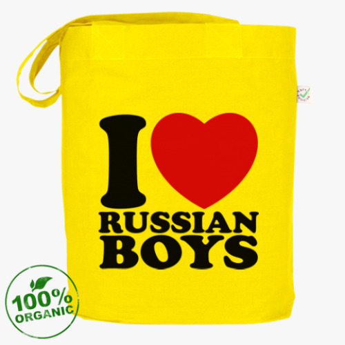 Сумка шоппер Люблю русских парней