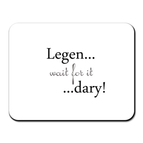 Коврик для мыши Barney Stinson