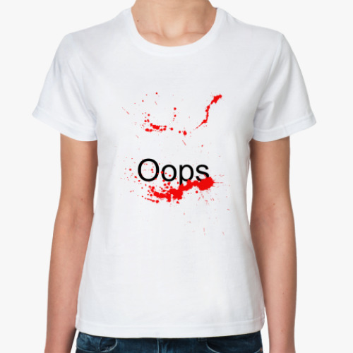 Классическая футболка  Oops