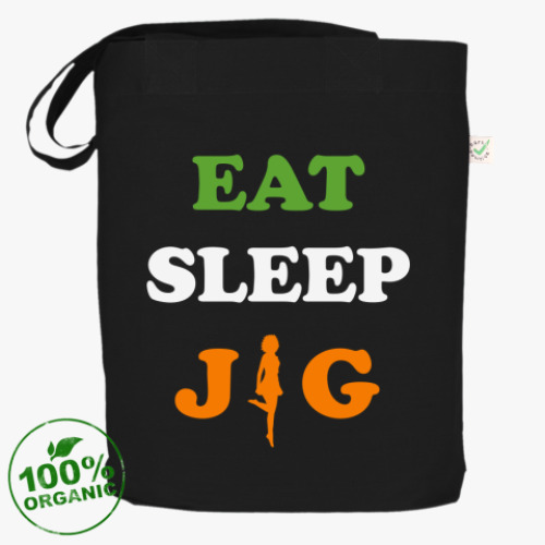 Сумка шоппер Eat.Sleep.Jig