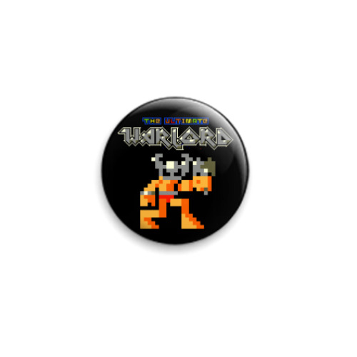 Значок 25мм  Pixelart Warlord