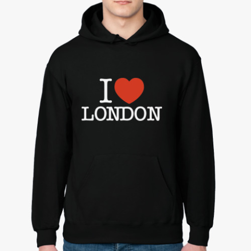 Толстовка худи I LOVE LONDON