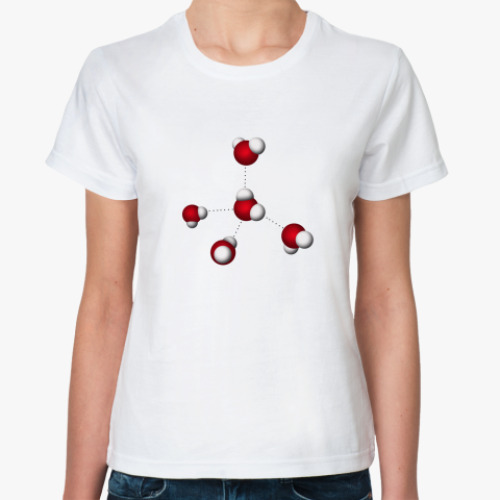 Классическая футболка  Молекула воды