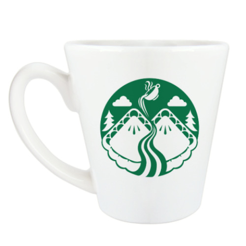 Чашка Латте Twin Peaks coffee Starbucks