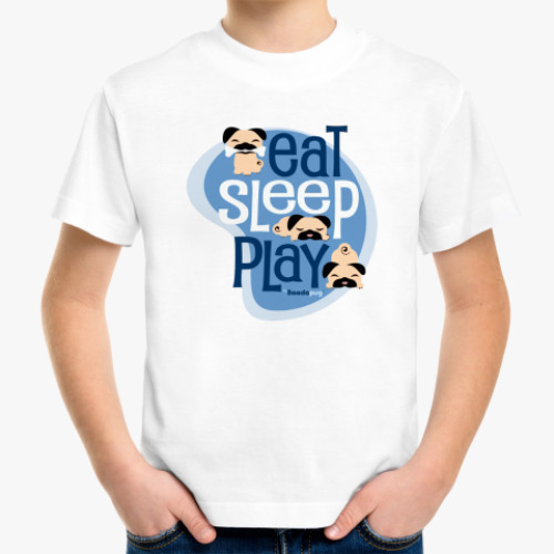 Детская футболка EAT SLEEP PLAY