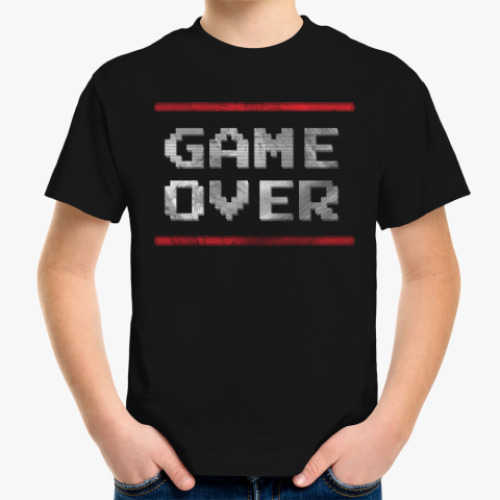 Детская футболка GAME OVER