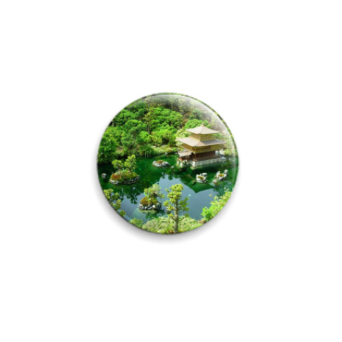 Значок 25мм  Японский садик