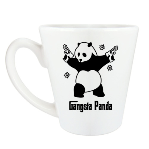 Чашка Латте Gangsta panda