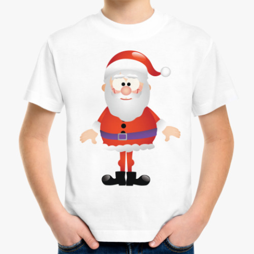 Детская футболка Санта