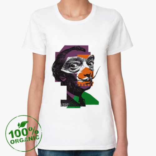 Женская футболка из органик-хлопка  Сальвадор Дали