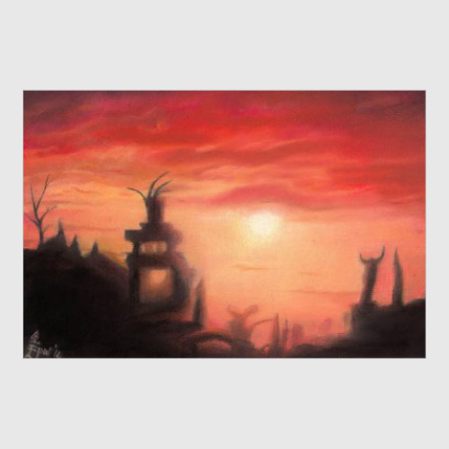 Постер Morrowind: Daedric Ruins at Sunset