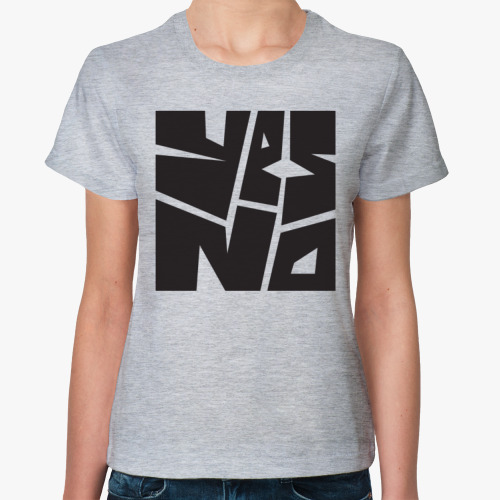 Женская футболка YES/NO
